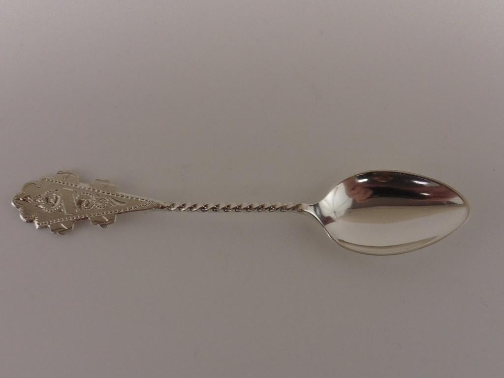 6 zilveren theelepeltjes                                Z186, Ophalen of Verzenden, Zilver