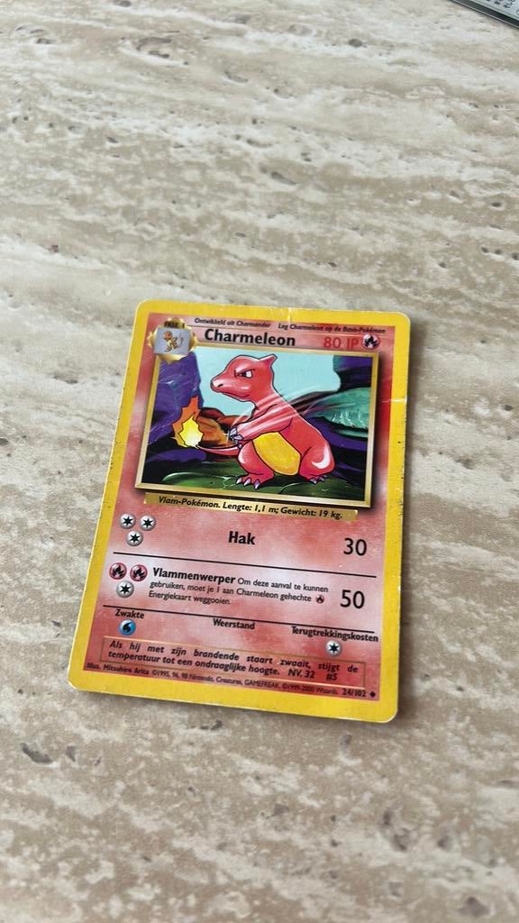 Charmeleon fase 1, Hobby en Vrije tijd, Verzamelkaartspellen | Pokémon, Ophalen of Verzenden, Zo goed als nieuw