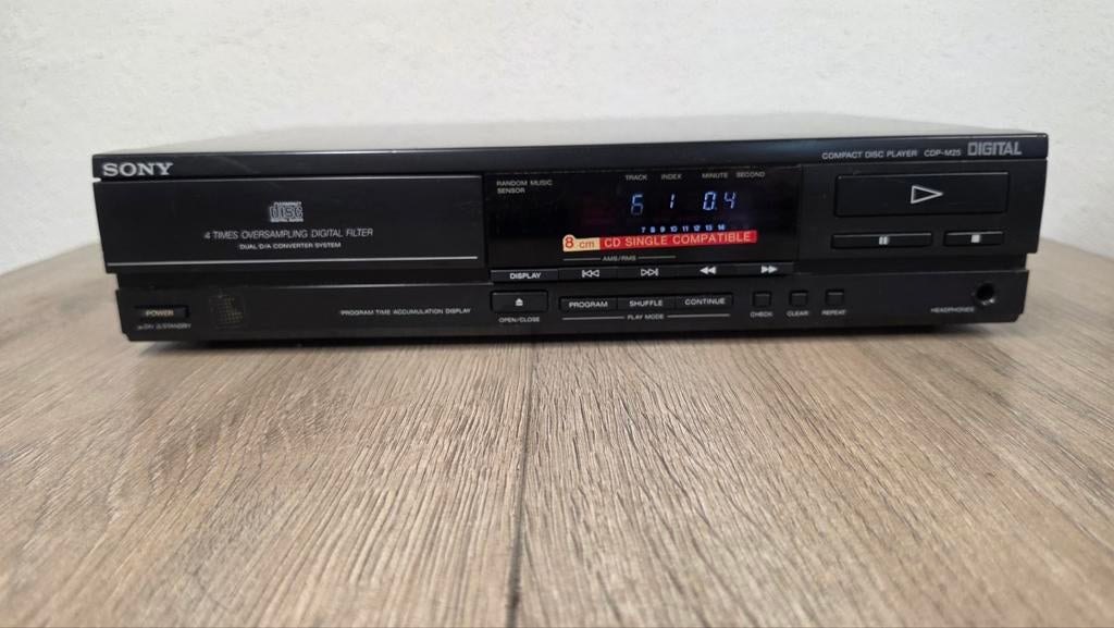 Sony CDP-M25 midi (35,5cm) retro eighties CD player, Audio, Tv en Foto, Cd-spelers, Gebruikt, Sony, Ophalen of Verzenden