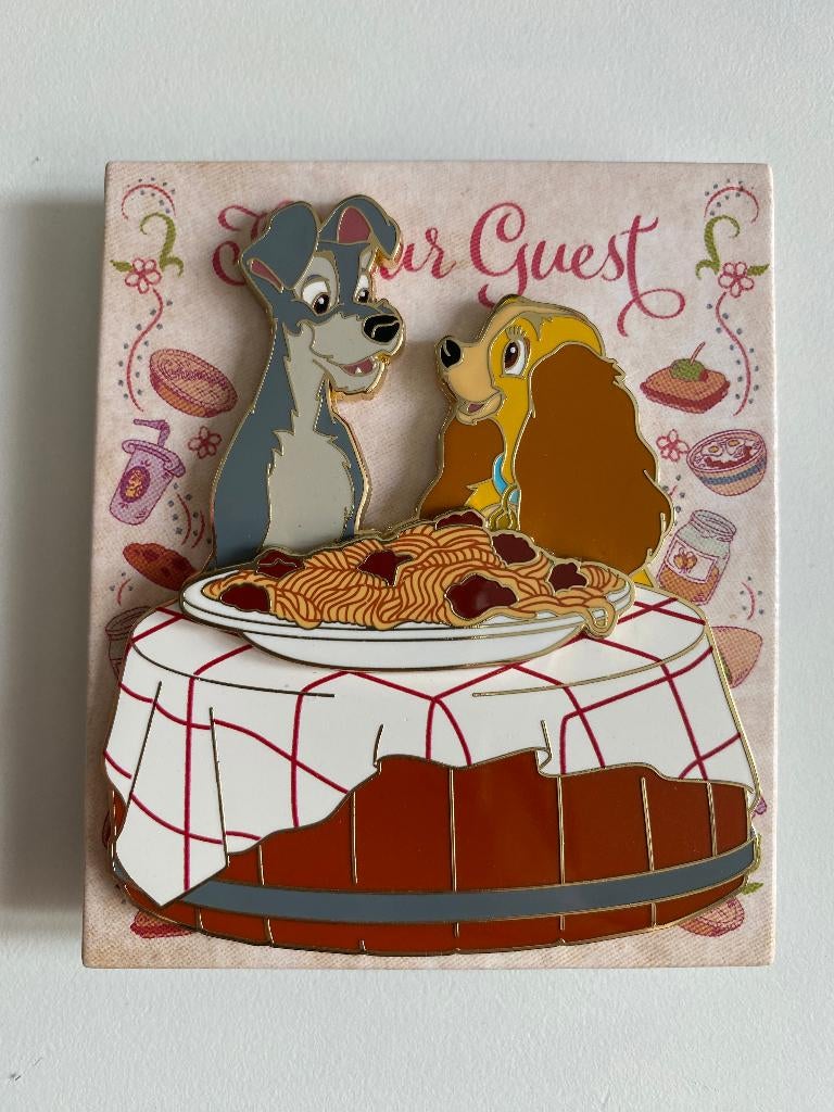 Be Our Guest Pin - DLP - Lady & the Tramp, Ophalen of Verzenden, Overige figuren, Nieuw, Beeldje of Figuurtje