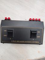 2 WAY SPEAKER SYSTEM CONTROL, Ophalen of Verzenden, Nieuw, Overige merken