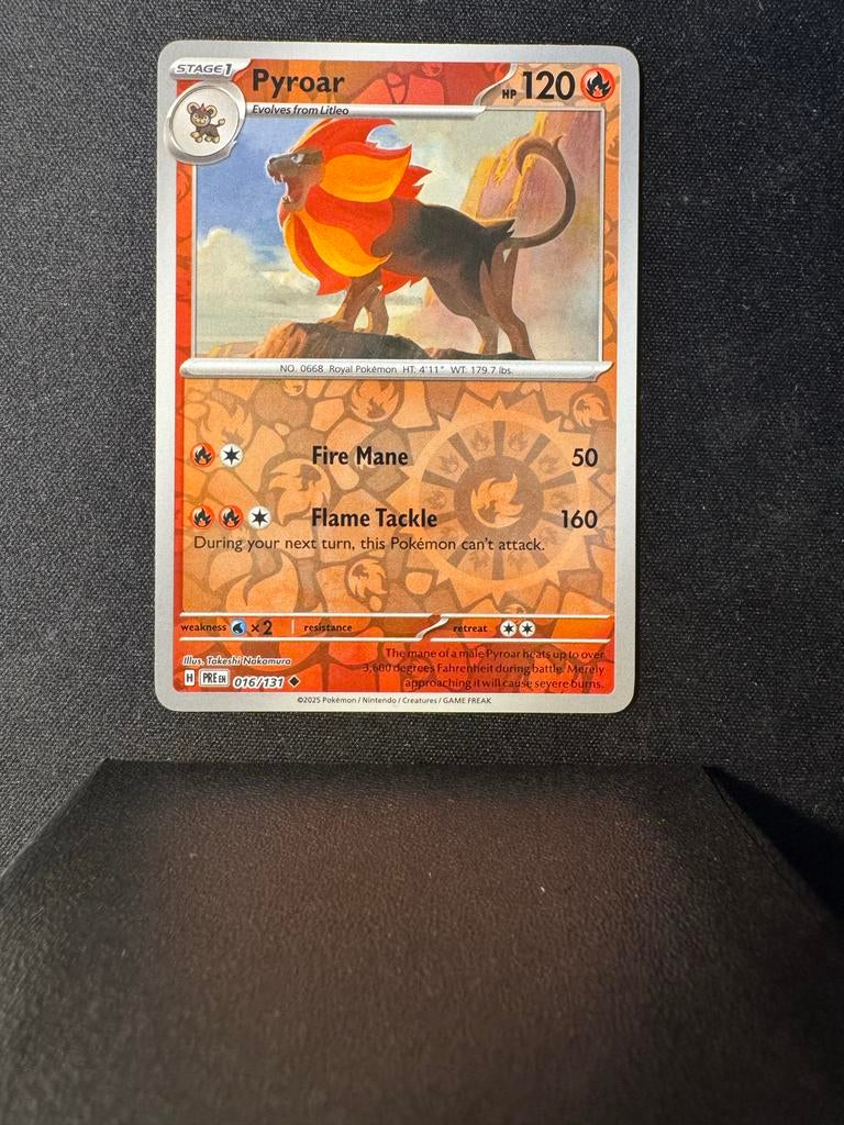 Pokemon kaart: Pyroar 016/131, Ophalen of Verzenden, Nieuw, Losse kaart
