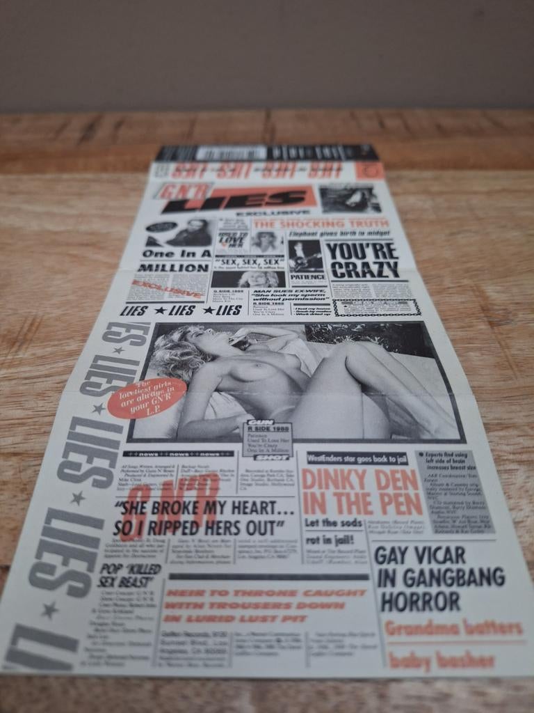 Guns N' Roses - G N' R Lies (Cassette), Gebruikt, 1 bandje, Ophalen of Verzenden, Origineel