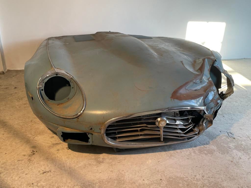 jaguar e type v12 motorkap met schade, Ophalen, Jaguar