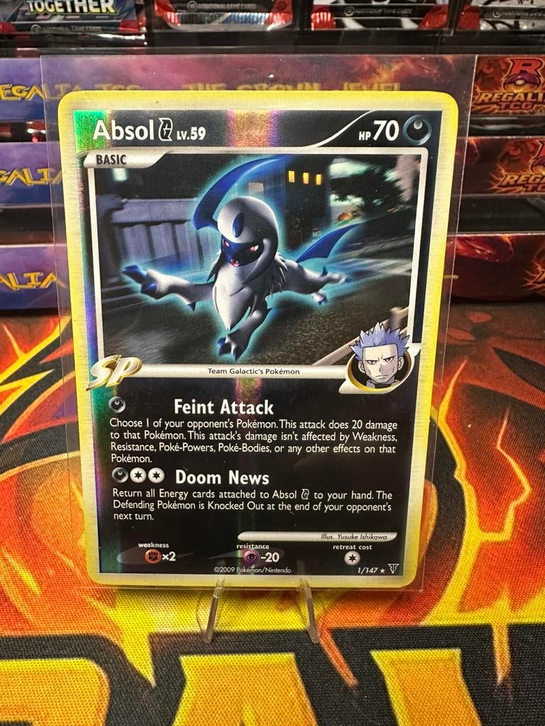 Absol [G] Lv.59 (SV 1) Supreme Victors, Ophalen of Verzenden, Zo goed als nieuw, Losse kaart, Foil
