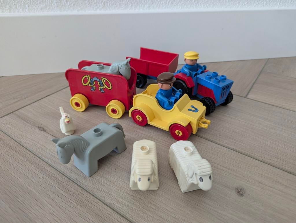 Duplo Lego boerderij voertuigen 1, Ophalen of Verzenden, Zo goed als nieuw
