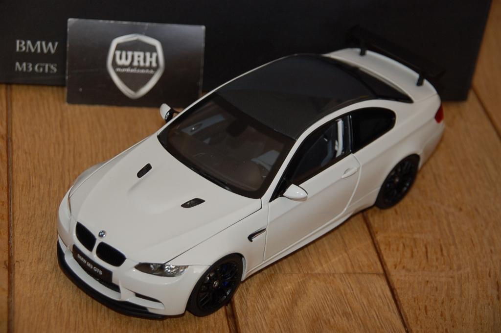 1:18 BMW M3 E92 GTS white Kyosho open WRH, Verzenden, Zo goed als nieuw, Auto, Kyosho