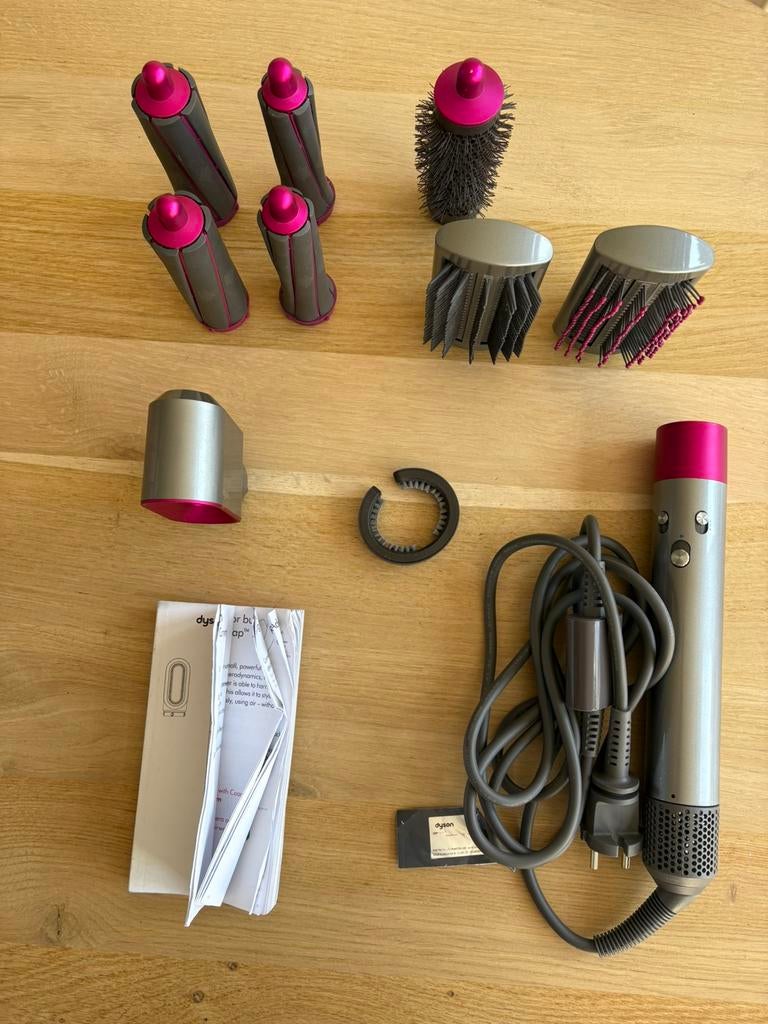 Dyson airwrap met kuren, Ophalen of Verzenden, Gebruikt, Föhn of Haardroger
