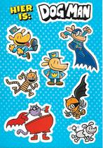 Dog Man stickervel, Ophalen of Verzenden, Gebruikt, Overige typen
