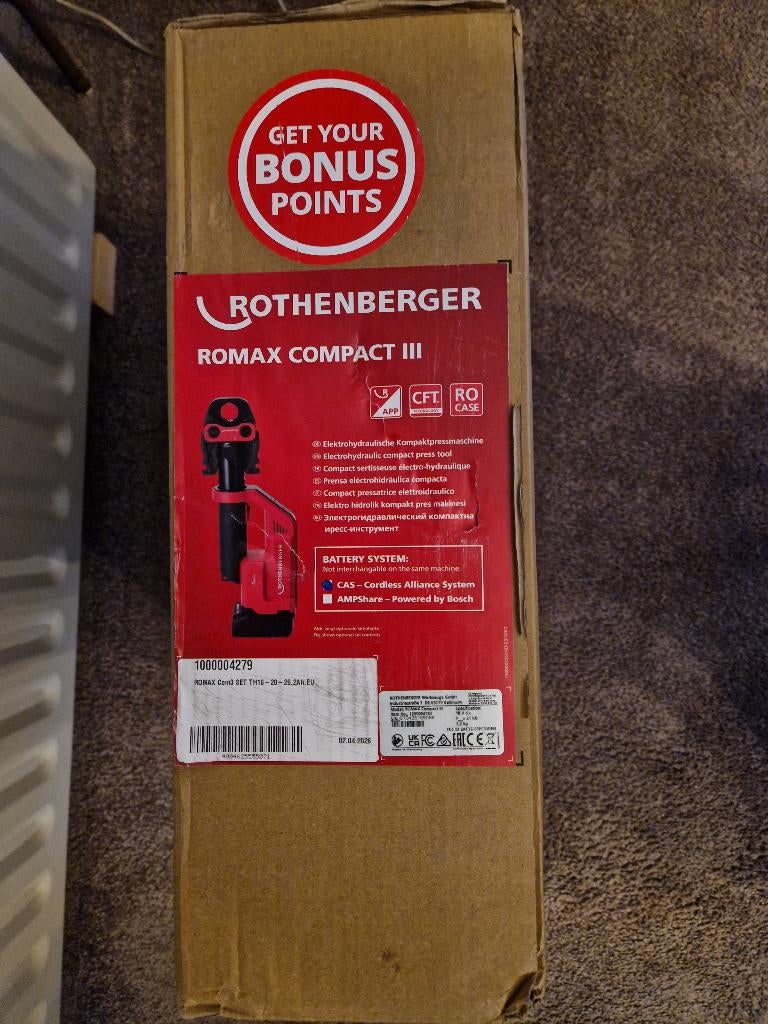 Rothenberger romax compact 3 compleet., Ophalen of Verzenden, Nieuw