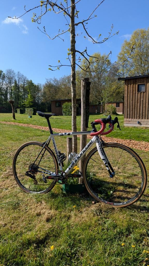 Cannondale Supersix Evo Hi-Mod 2012 racefiets, Gebruikt, Carbon, 10 tot 15 versnellingen, Heren