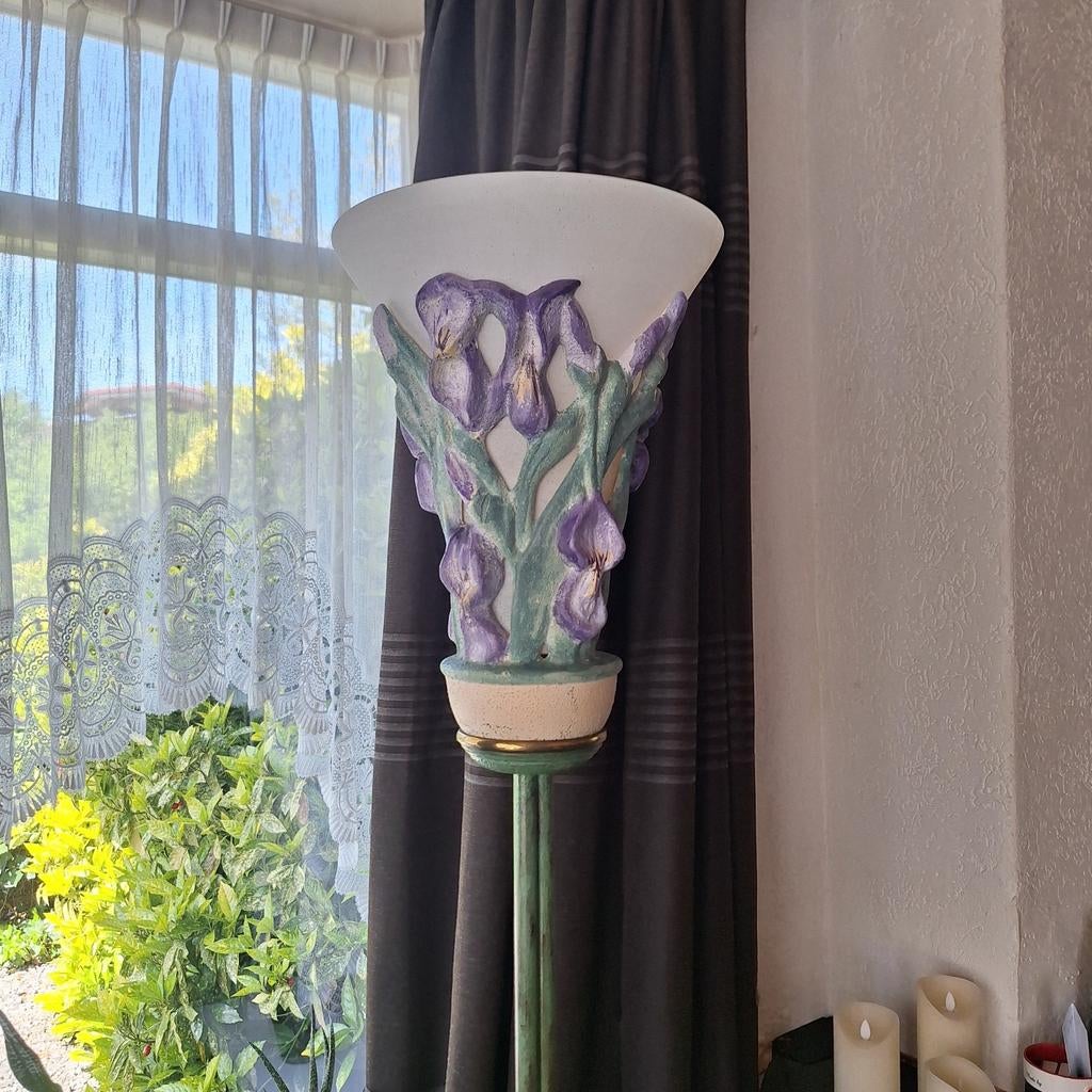 Twee lampen., Huis en Inrichting, Lampen | Vloerlampen, Ophalen of Verzenden, Zo goed als nieuw, Overige materialen