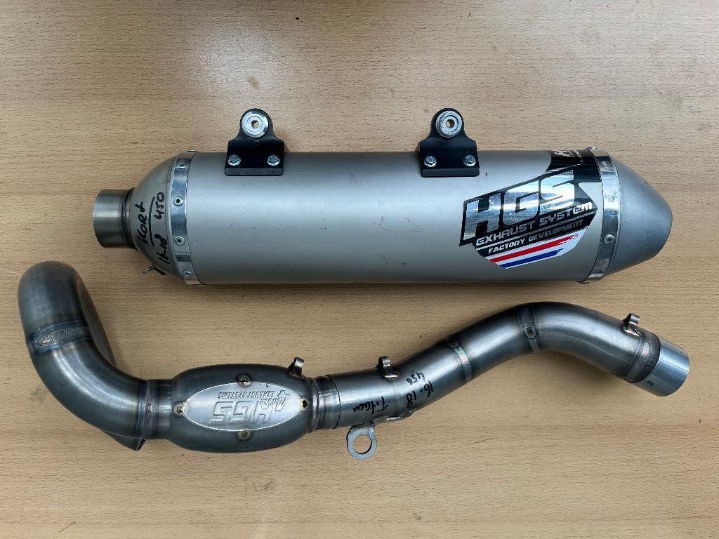 HGS Uitlaat nieuw Titanium KTM SXF450-HQV FC 450 "16-"18, Info@hgs.com, Hunnenpad 9 Oss, Nieuw, HGS