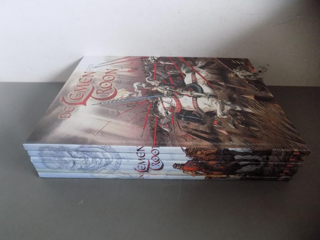De lemen troon ~ Complete serie hardcovers 1 t/m 6, Boeken, Stripboeken, Complete serie of reeks, Ophalen of Verzenden, Zo goed als nieuw