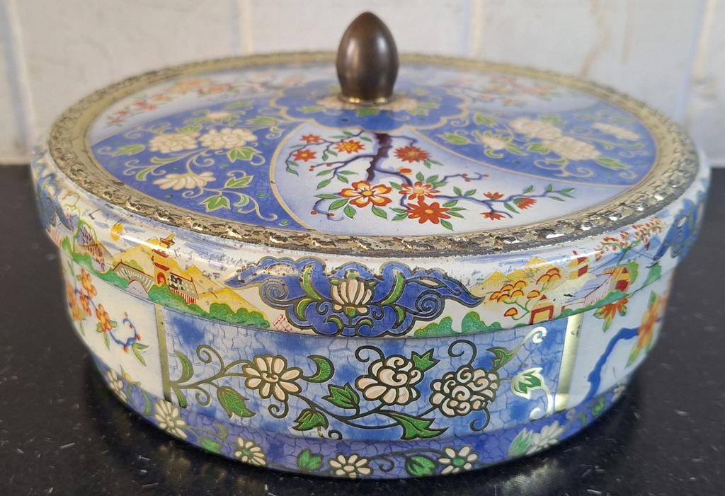 Vintage trommel Albert Heijn, Ophalen of Verzenden, Gebruikt