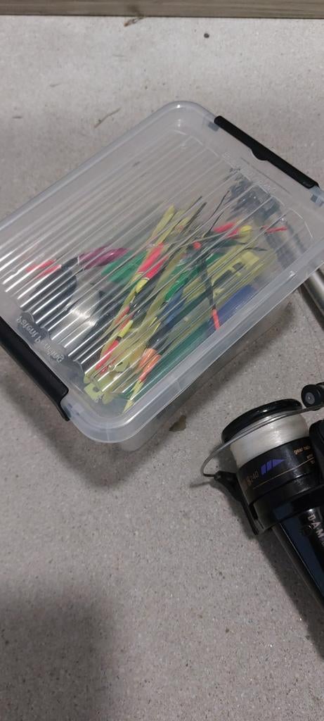 Hengel met molen en dobbers, Watersport en Boten, Ophalen of Verzenden