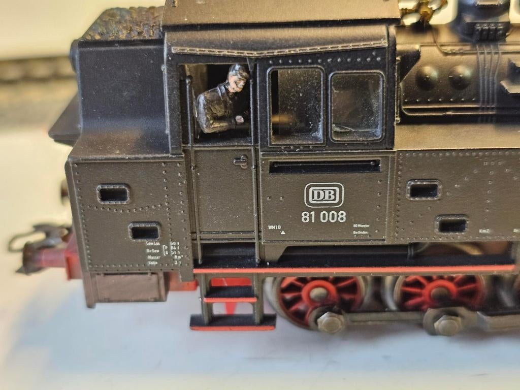 modeltrein Ho Marklin BR-81 digitaal stoomlokomotief, Wisselstroom, Locomotief, Ophalen of Verzenden, Zo goed als nieuw