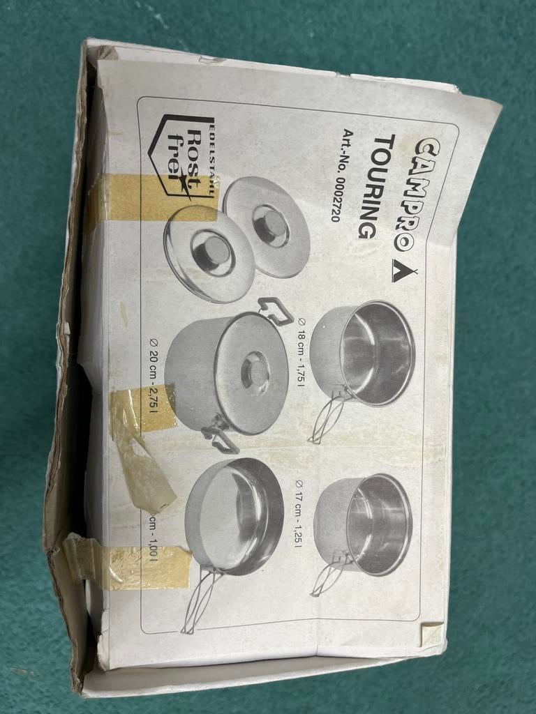 Kamping pannenset Campro Touring, Caravans en Kamperen, Kampeeraccessoires, Ophalen, Zo goed als nieuw