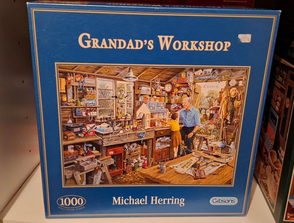 Gibsons puzzel 1000 stukjes en compleet, Ophalen of Verzenden, 500 t/m 1500 stukjes, Gebruikt, Legpuzzel