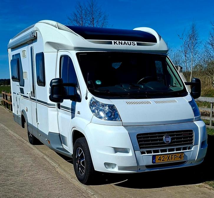 Knaus Sun TI 650 MF – Zeer compleet |, Caravans en Kamperen, Campers, Particulier, tot en met 4, Half-integraal, Knaus, Fiat, 6 tot 7 meter