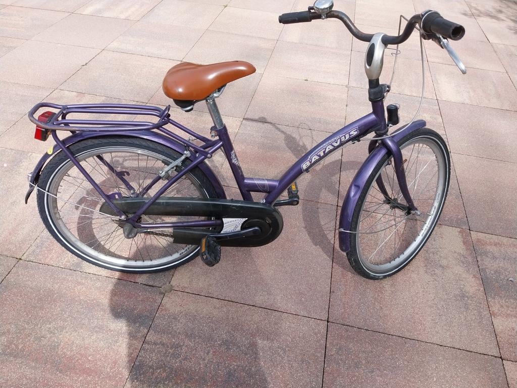 Batavus meisjesfiets paars, Fietsen en Brommers, Ophalen of Verzenden