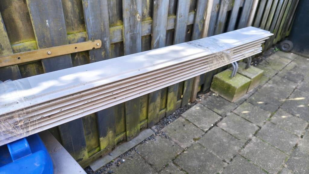 Schrootjes pvc wit 2.70m, Ophalen of Verzenden, Nieuw, Rolsteiger of Kamersteiger, Minder dan 2 meter