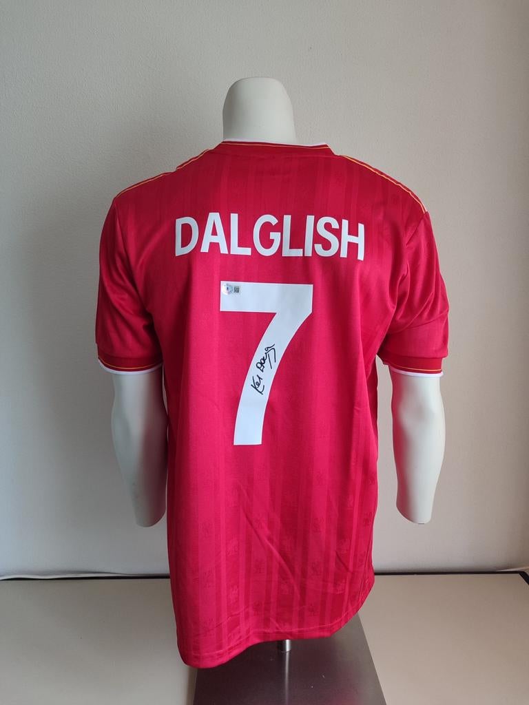 Kenny Dalglisch gesigneerd Liverpool shirt met Beckett coa, Ophalen of Verzenden, Nieuw, Buitenlandse clubs, Shirt
