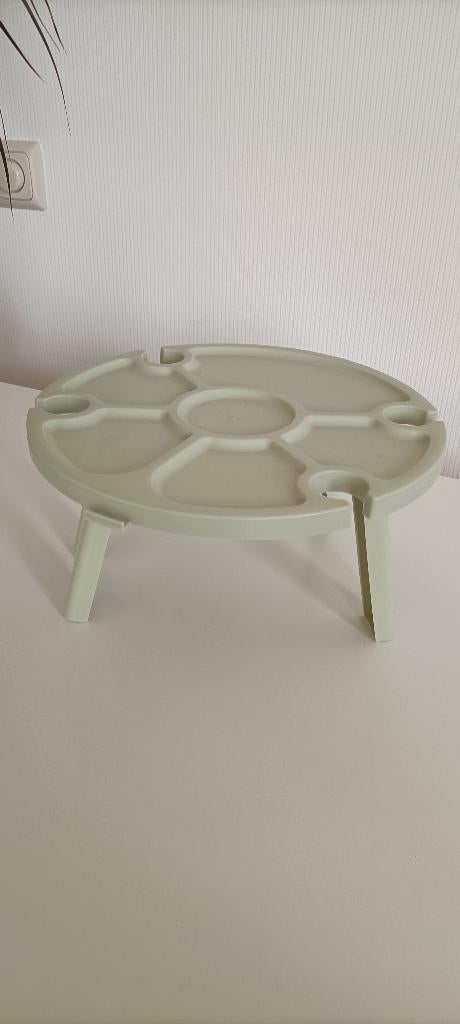 Picknick tafeltje inklapbaar Ø 30 cm, Overige materialen, Rond, Nieuw, Ophalen of Verzenden