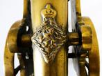 Decoratief kanon signaalkanon wapenschild leeuw Nederland, Antiek en Kunst, Ophalen of Verzenden