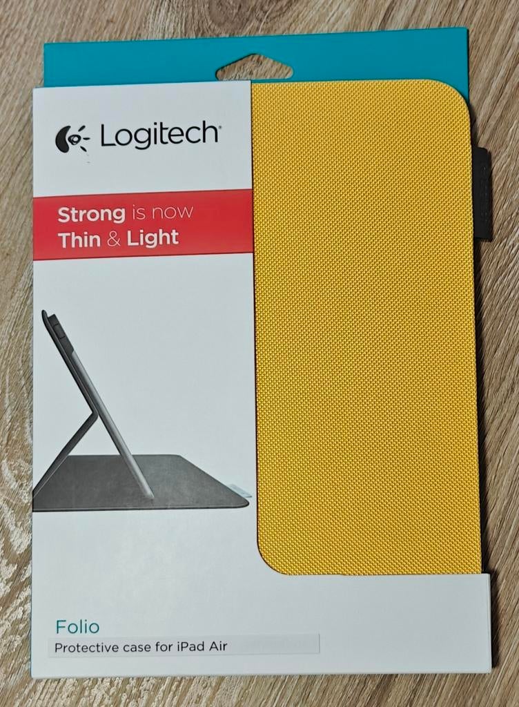 NIEUW - Logitech Folio beschermhoes iPad Air i5 Geel, 10 inch, Logitech, Nieuw, Ophalen of Verzenden