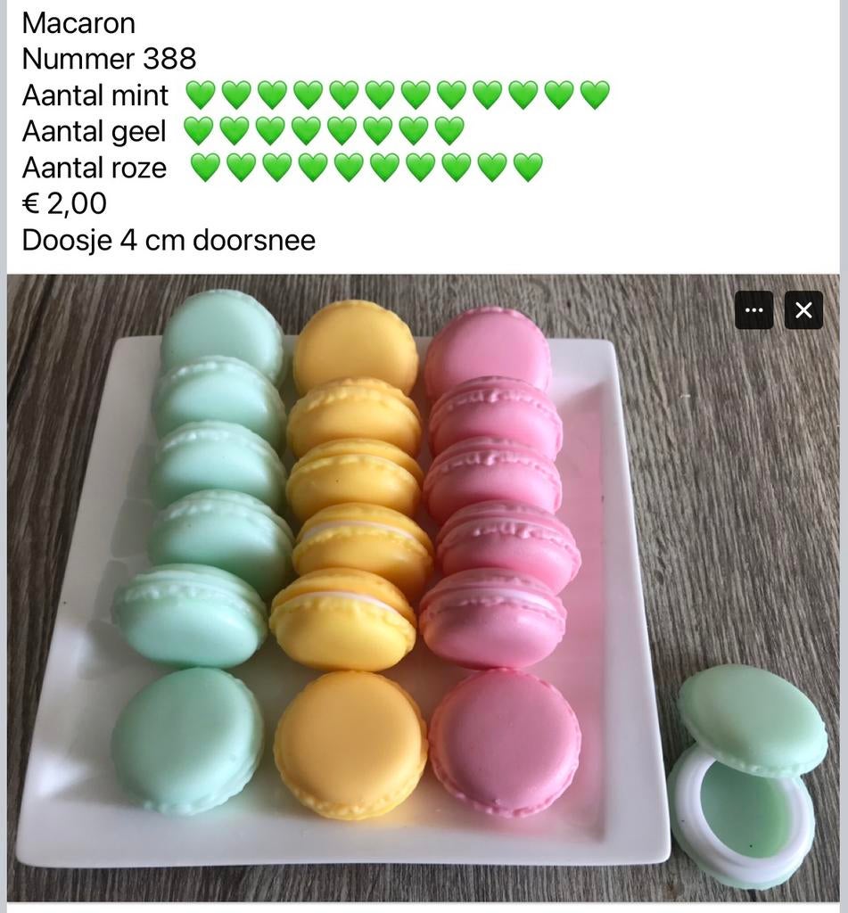 Div decoratie nep macarons , macarons, Ophalen, Nieuw