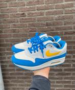 Nike Air Max 1 Signal Blue, Overige kleuren, Ophalen of Verzenden, Sneakers of Gympen, Zo goed als nieuw