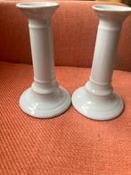 Limoges  porcelein kandelaren in goede staat, Ophalen, Zo goed als nieuw, Hout, Minder dan 25 cm