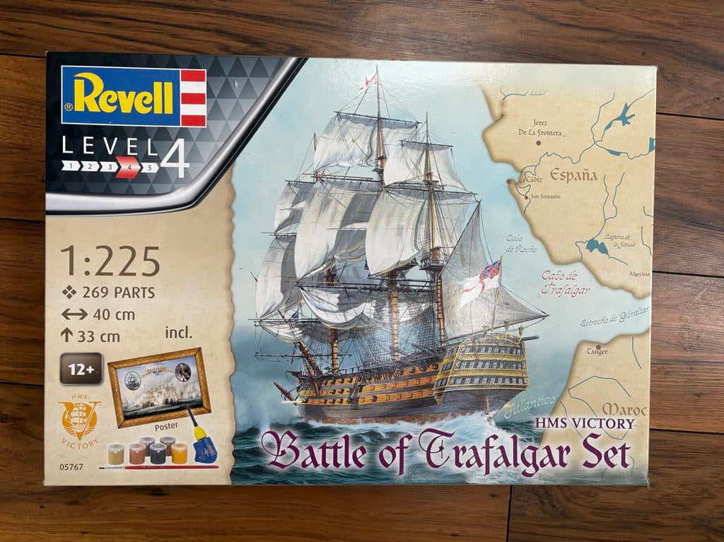 Revell HMS Victory Trafalgar Set - Modelbouw Schip, Hobby en Vrije tijd, Modelbouw | Boten en Schepen, Ophalen of Verzenden, Nieuw