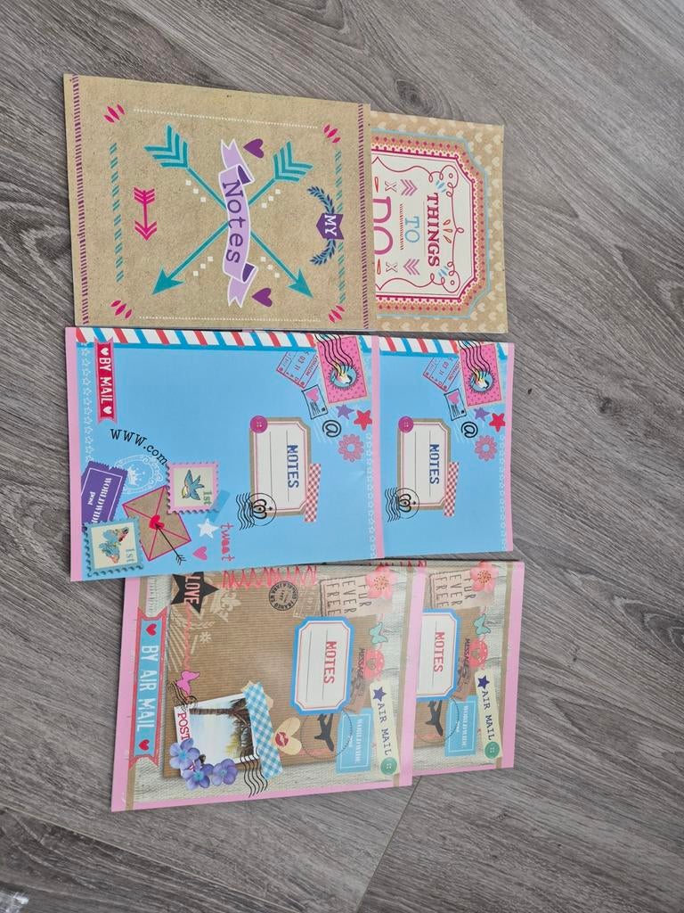 6x school schriften met lijntjes, Diversen, Ophalen of Verzenden, Nieuw