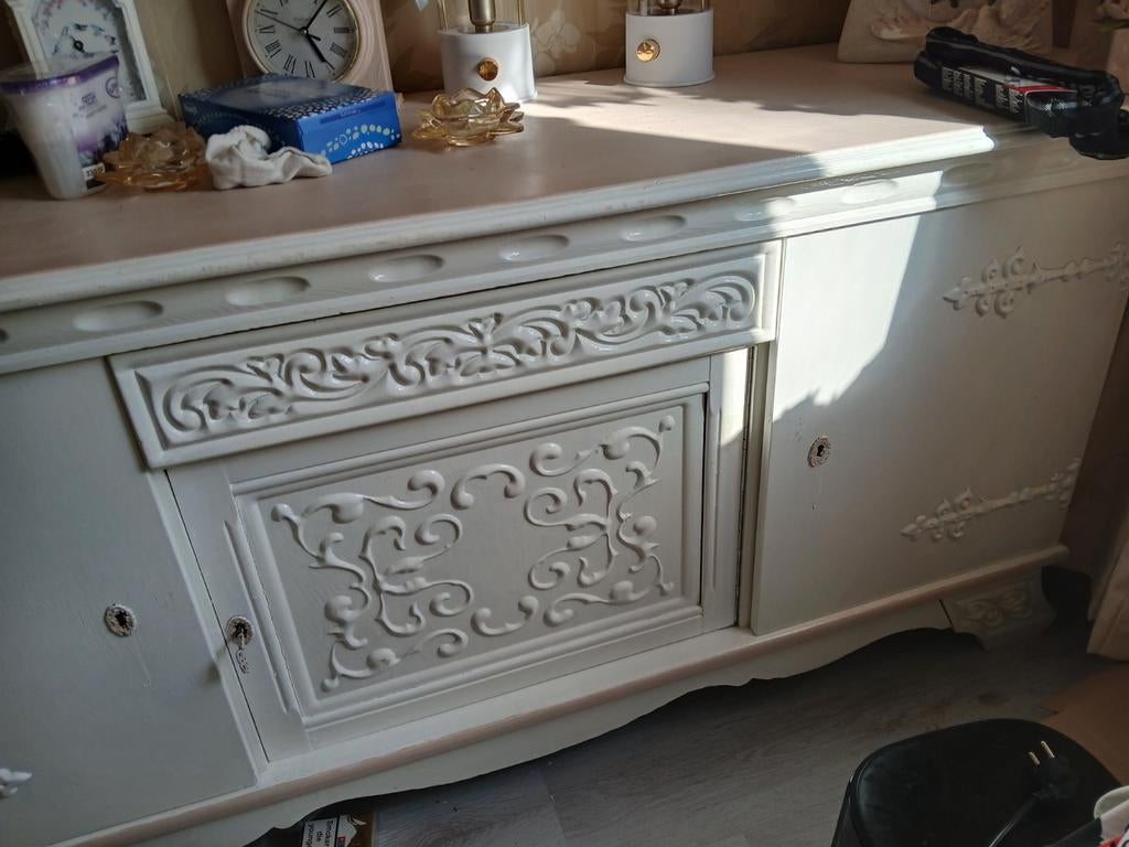 Mooi dressoir of tv meuben 165  breed, Ophalen of Verzenden, Zo goed als nieuw, 25 tot 50 cm, 150 tot 200 cm