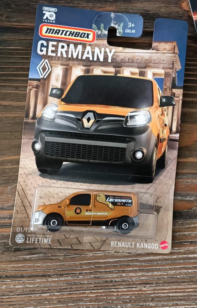 Matchbox Best Of Germany Renault Kangoo sleutelservice, Ophalen of Verzenden, Nieuw, Auto