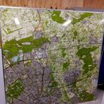 Professionele landkaart van omgeving EINDHOVEN, Gelezen, Ophalen of Verzenden, Landkaart, 1800 tot 2000