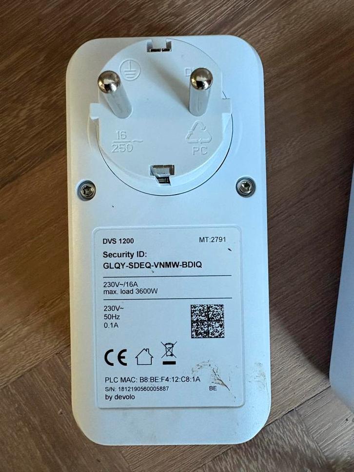 Devolo DVS 1200 wifi versterker, Computers en Software, WiFi-versterkers, Gebruikt, Ophalen