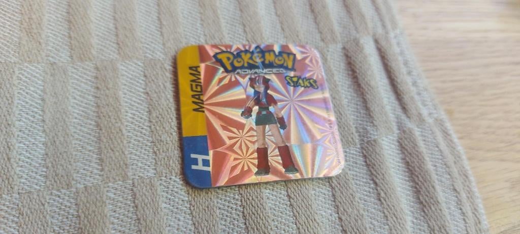 pokemon magneet panini staks Team Magma holo 2003, Ophalen of Verzenden, Nieuw, Overige typen