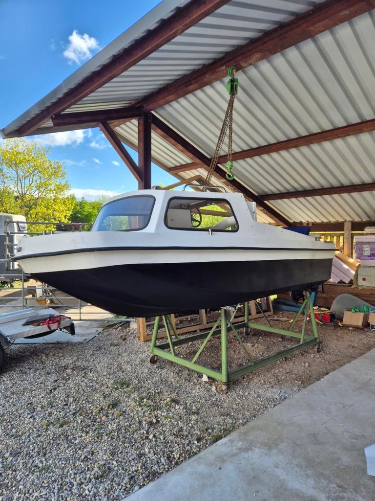 Pilot 420 boot/visboot 9.9PK Yamaha 4takt, Watersport en Boten, Ophalen, Minder dan 70 pk, 3 tot 6 meter, Buitenboordmotor