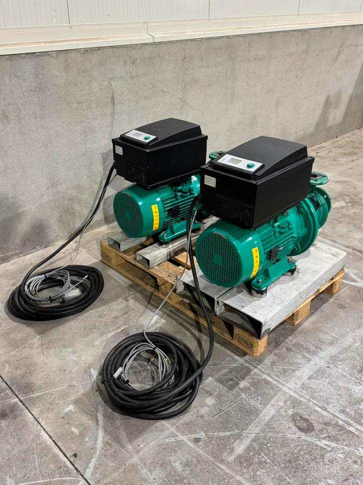 2 stuks Wilo frequentieregelde waterpomp 11 kW, Tuin en Terras, Waterpompen, Zo goed als nieuw, Beregeningspomp, Ophalen