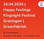 Tickets Happy Feelings Koningsnacht Groningen | Graanfabriek, Eén persoon