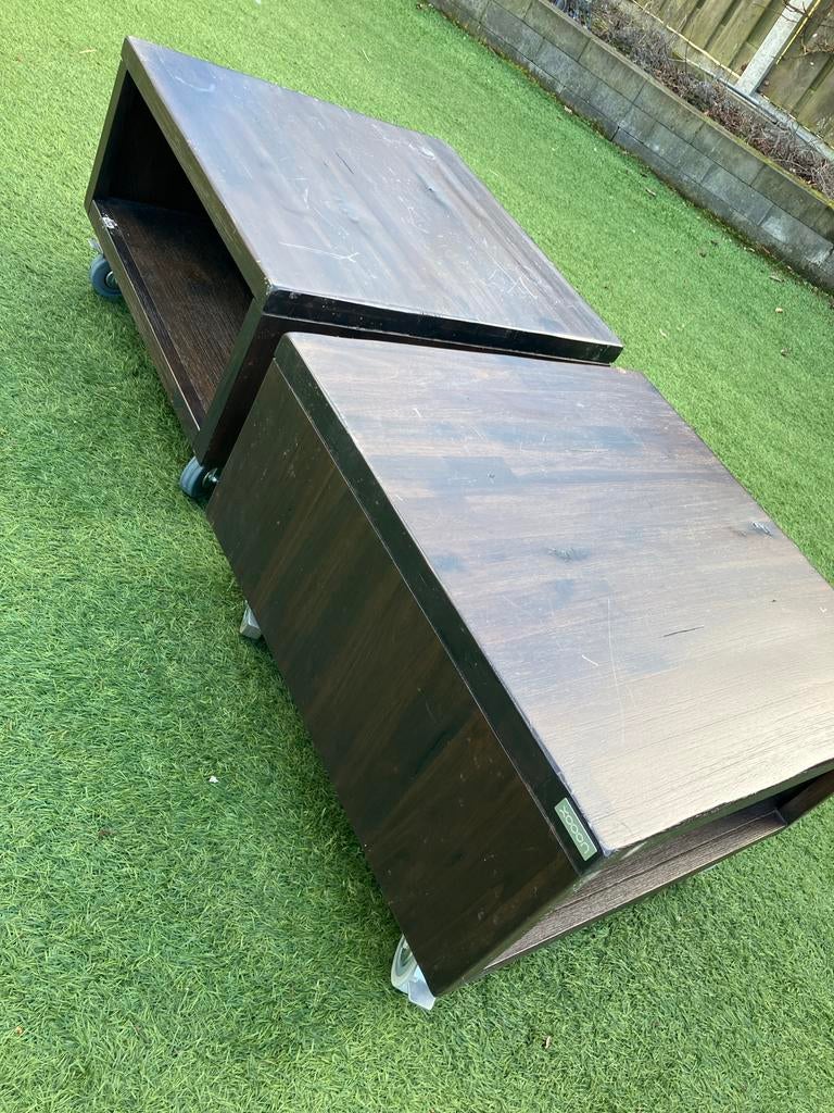 Xooon Bijzettafels - Set van 2 - Gebruikt, Ophalen, Minder dan 45 cm, Minder dan 55 cm, Gebruikt
