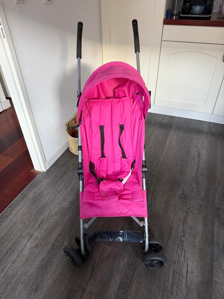 Buggy roze, Kinderen en Baby's, Buggy's, Zo goed als nieuw, Ophalen