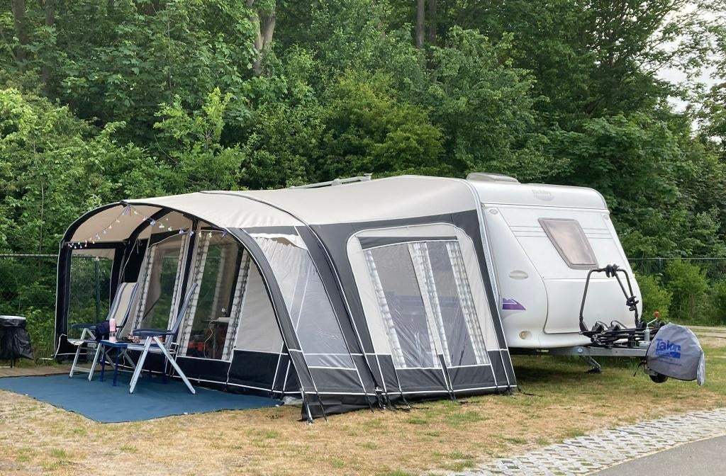 Hobby 460 UFE 2007 Unico & Isabella voortent airco mover, Vast bed, Rondzit, Hobby, Particulier