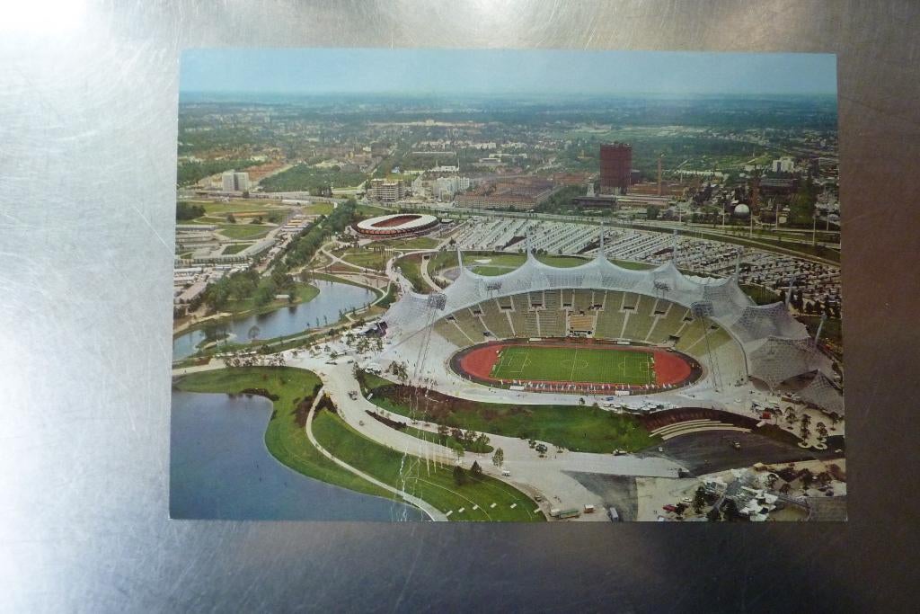 ansichtkaart Olympiastadt München 1972 Andres Anco Lux, Verzamelen, Ophalen of Verzenden, 1960 tot 1980, Ongelopen, Sport en Spel