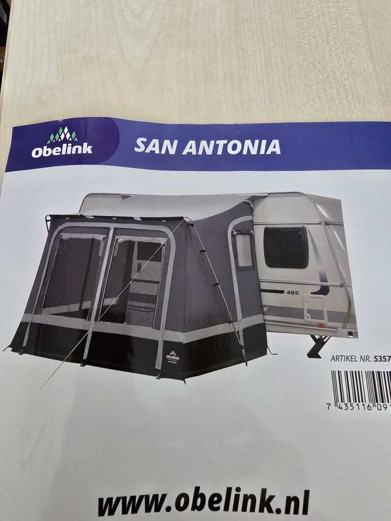 Obelink San Antonia voortent - Nieuw in verpakking, Caravans en Kamperen, Ophalen, Nieuw, Overige merken