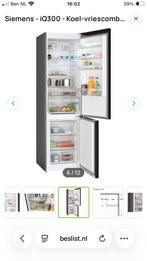 Siemens iQ300 Koelvriescombinatie KG39NXIBF antraciet, grijs, Ophalen, Gebruikt, 200 liter of meer, Met aparte vriezer