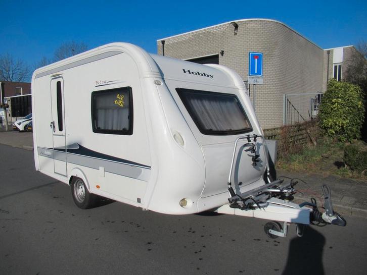 Hobby 380 TB 2012 met voortent, Caravans en Kamperen, Caravans, Bedrijf, 750 - 1000 kg, Hobby